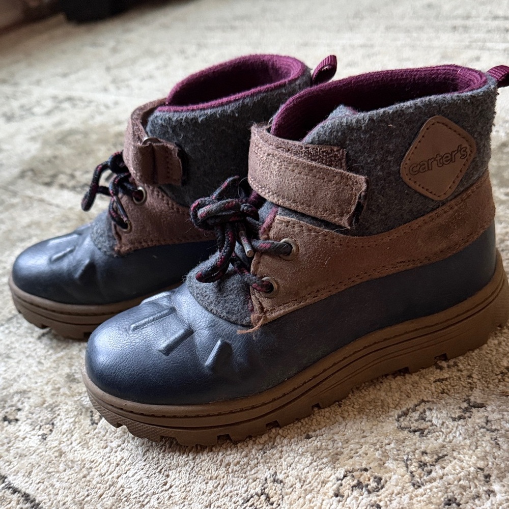 Carter's Kids Boots - Navy, Brown, and Burgundy